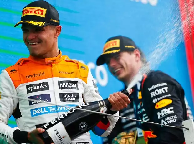 Lando Norris, Max Verstappen Titel-Bild zur News: Lando Norris, Max Verstappen