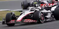 Nico Hülkenberg im Haas VF-23 mit abgerissener Frontflügel-Endplatte im Formel-1-Rennen in Silverstone 2023