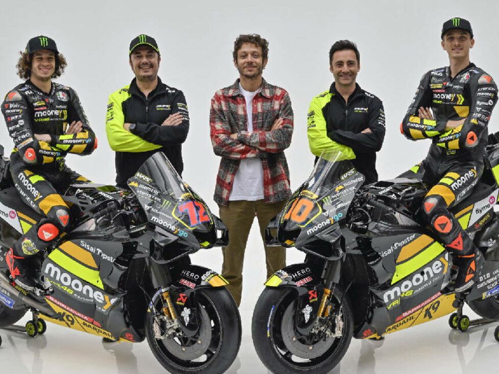 Marco Bezzecchi, Alessio "Uccio" Salucci, Valentino Rossi, Pablo Nieto, Luca Marini