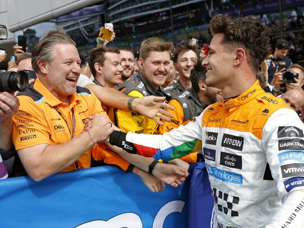 Zak Brown, Lando Norris