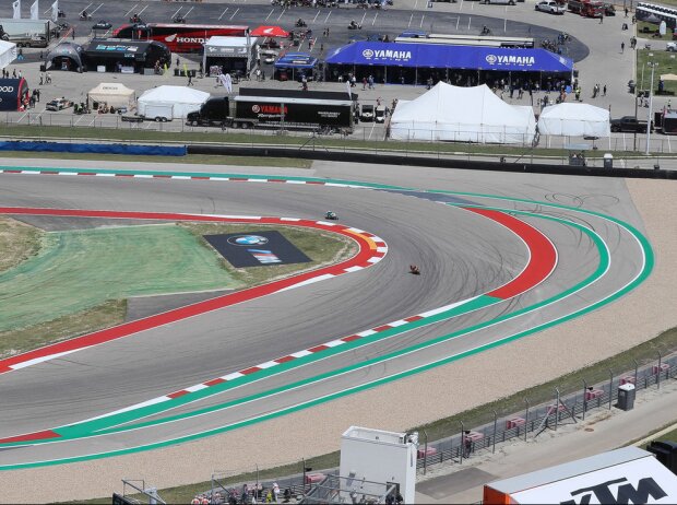 Strafspur für Long-Lap-Penalty am Circuit of The Americas in Ausitn Strafspur für Long-Lap-Penalty am Circuit of The Americas in Ausitn