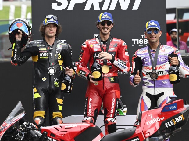 Marco Bezzecchi, Francesco Bagnaia, Jorge Martin