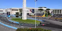 Formel-E-Action auf dem Stadtkurs in Rom