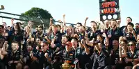 Christian Horner, Max Verstappen, Adrian Newey, Sergio Perez
