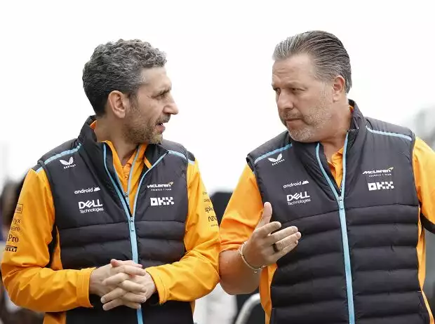 Zak Brown, Andrea Stella Titel-Bild zur News: Zak Brown, Andrea Stella
