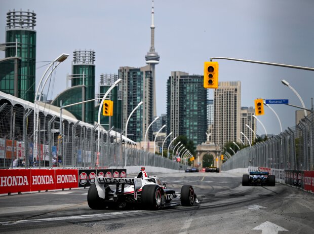 Titel-Bild zur News: IndyCar-Action in Toronto