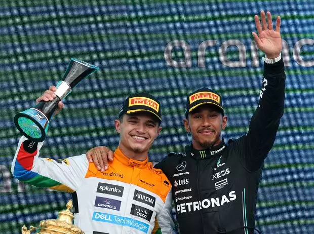 Lando Norris, Lewis Hamilton Titel-Bild zur News: Lando Norris, Lewis Hamilton
