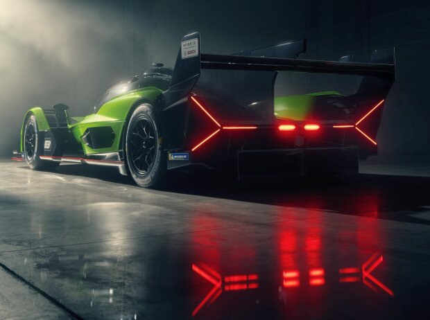 Die Heckpartie des Lamborghini SC63 Die Heckpartie des Lamborghini SC63
