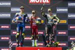 Toprak Razgatlioglu, Alvaro Bautista und Jonathan Rea