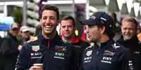 Daniel Ricciardo und Sergio Perez beim Formel-1-Rennen in Australien 2023
