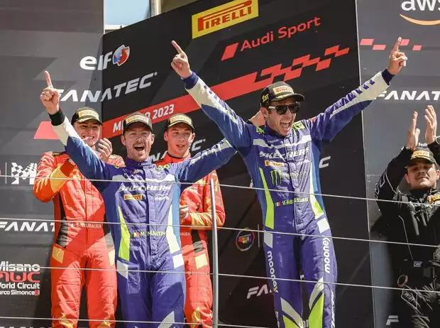 Maxime Martin, Valentino Rossi Titel-Bild zur News: Maxime Martin, Valentino Rossi