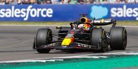 Max Verstappen (Red Bull RB19) beim Formel-1-Rennen in Silverstone 2023