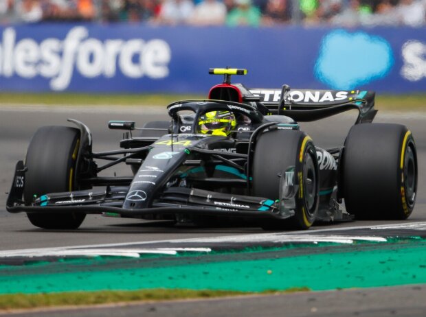 Titel-Bild zur News: Lewis Hamilton beim Formel-1-Rennen 2023 in Silverstone