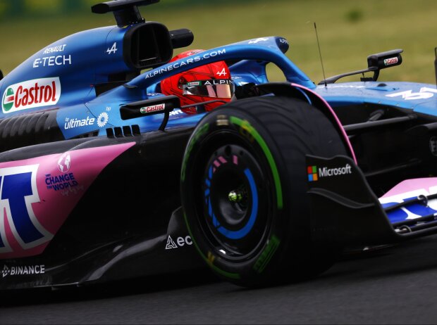 Titel-Bild zur News: Esteban Ocon beim Formel-1-Rennen in Ungarn 2023