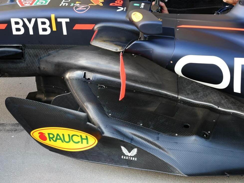 Red Bull RB19, Ungarn-Update, Seitenkasten und Unterboden