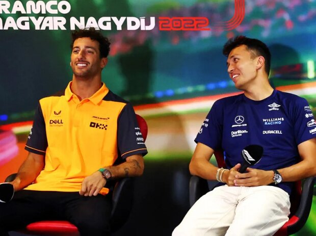 Titel-Bild zur News: Alexander Albon, Daniel Ricciardo