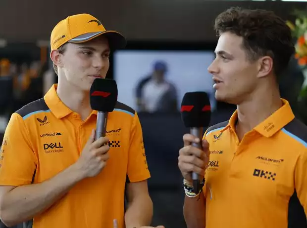 Oscar Piastri, Lando Norris Titel-Bild zur News: Oscar Piastri, Lando Norris