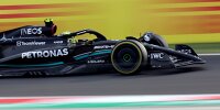 Lewis Hamilton im Mercedes W14 beim Formel-1-Freitagstraining in Ungarn 2023