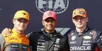 Lando Norris, Lewis Hamilton, Max Verstappen