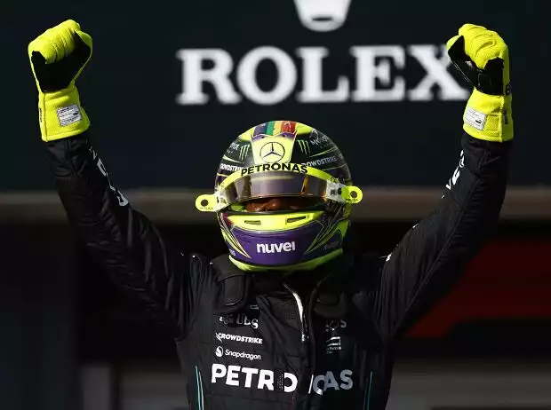 Lewis Hamilton (Mercedes) nach dem Formel-1-Qualifying in Ungarn 2023 Titel-Bild zur News: Lewis Hamilton (Mercedes) nach dem Formel-1-Qualifying in Ungarn 2023