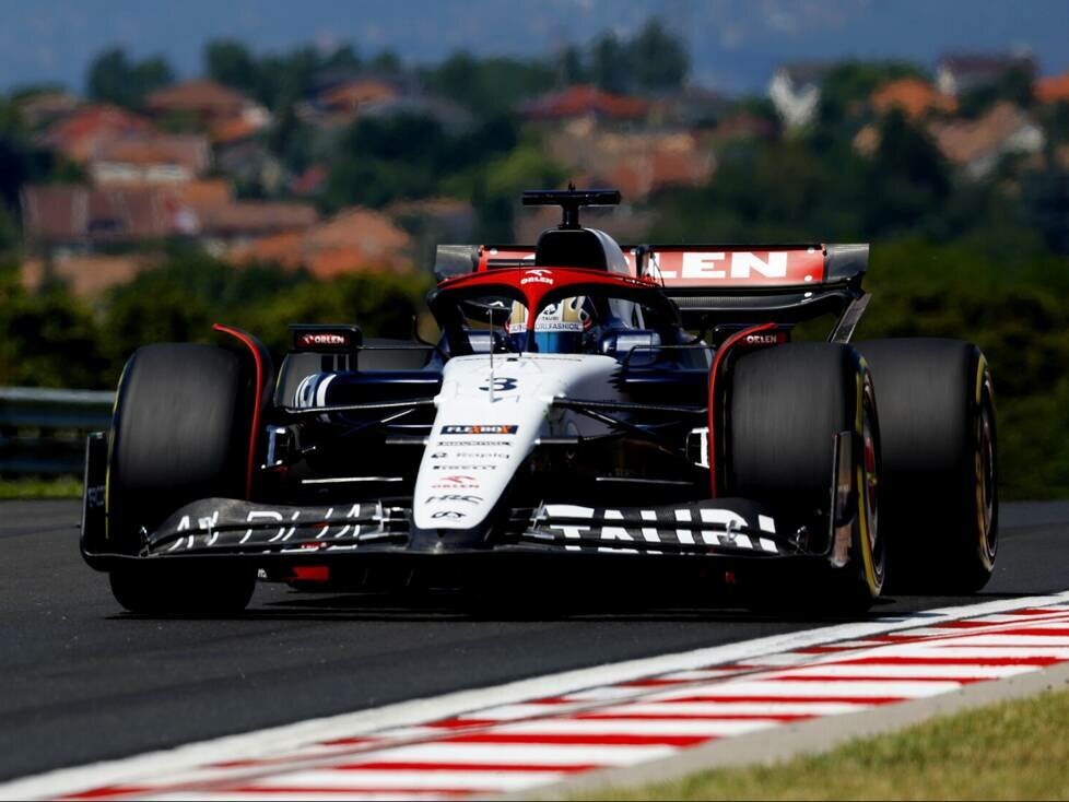 Daniel Ricciardo (AlphaTauri AT04) beim Formel-1-Qualifying in Ungarn 2023