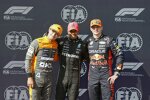 Lando Norris (McLaren), Lewis Hamilton (Mercedes) und Max Verstappen (Red Bull) 