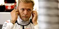 Kevin Magnussen in der Haas-Box beim Formel-1-Rennen in Ungarn 2023