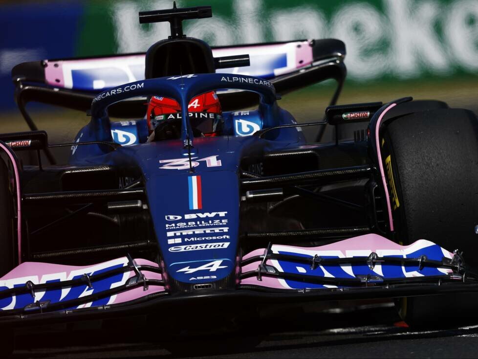 Esteban Ocon (Alpine) beim Formel-1-Rennen in Ungarn 2023