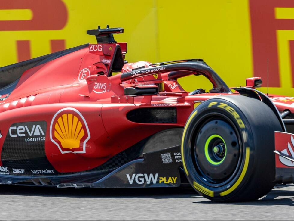 Charles Leclerc beim Formel-1-Rennen in Budapest 2023