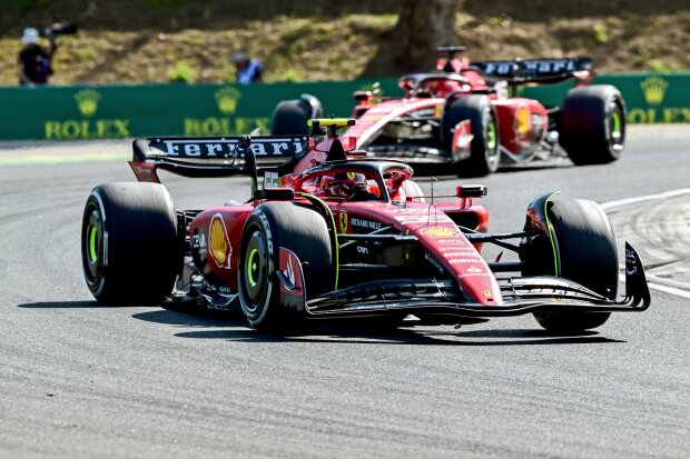 Carlos Sainz Charles Leclerc Ferrari Ferrari F1 ~Carlos Sainz (Ferrari) und Charles Leclerc (Ferrari) ~ 