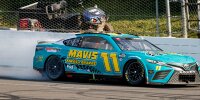 Bild zum Inhalt: NASCAR Pocono: Denny Hamlin holt im Larson-Duell siebten Pocono-Sieg nach