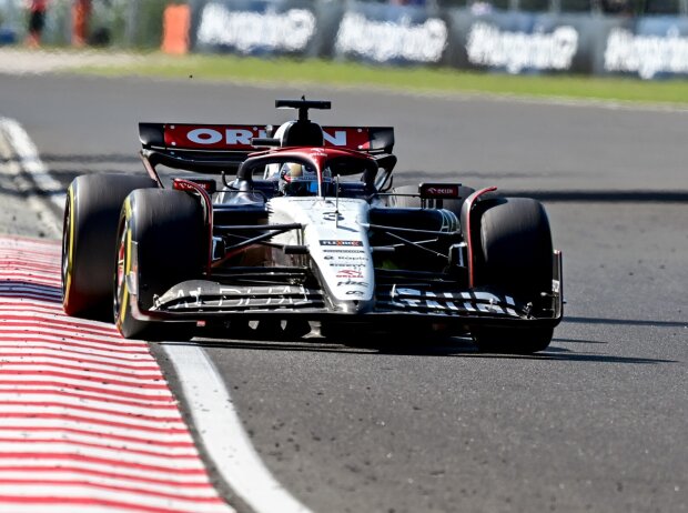 Daniel Ricciardo im AlphaTauri AT04 im Formel-1-Rennen in Ungarn 2023