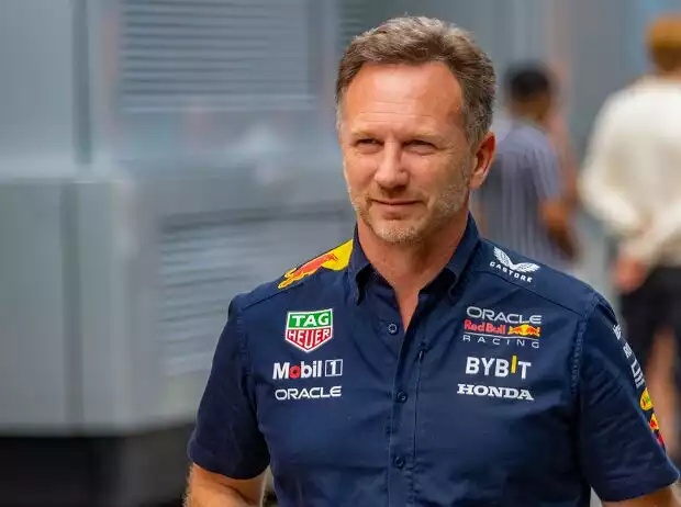 Red-Bull-Teamchef Christian Horner Titel-Bild zur News: Red-Bull-Teamchef Christian Horner