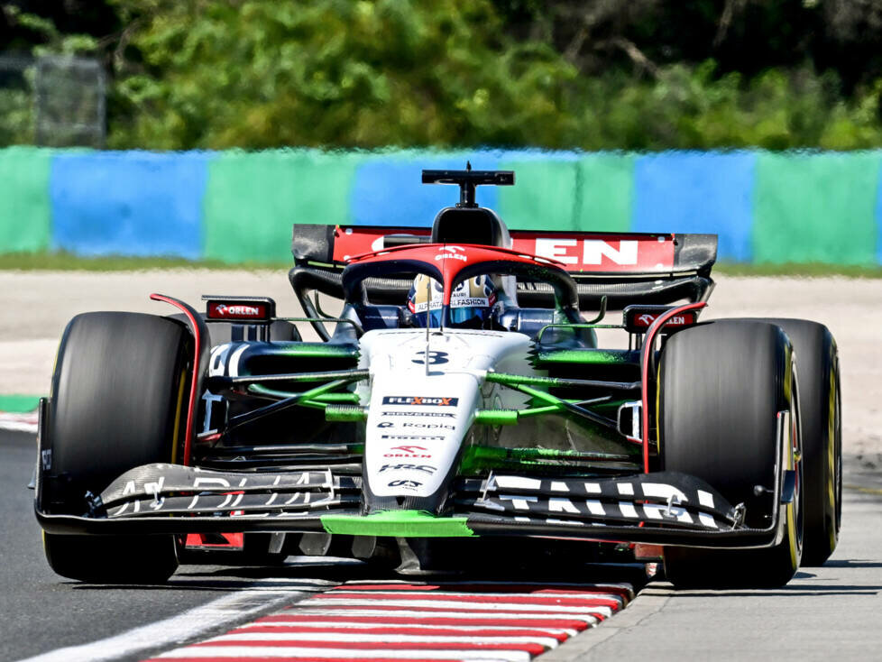 Daniel Ricciardo (AlphaTauri AT04) beim Training zum Formel-1-Rennen in Budapest 2023