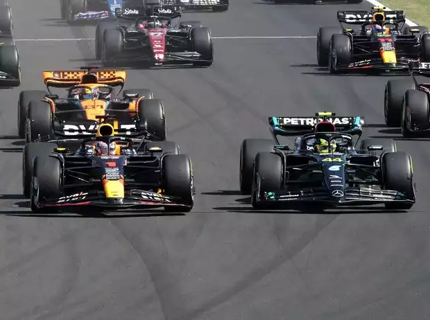 Der Start zum Formel-1-Rennen in Ungarn 2023 Titel-Bild zur News: Der Start zum Formel-1-Rennen in Ungarn 2023
