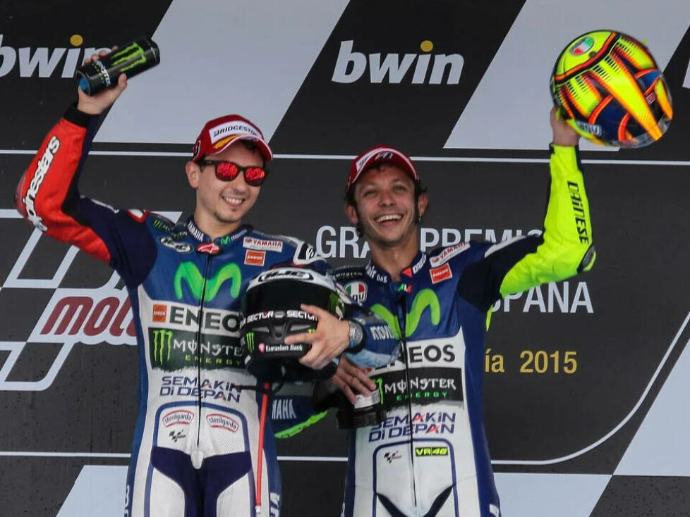 Jorge Lorenzo, Valentino Rossi