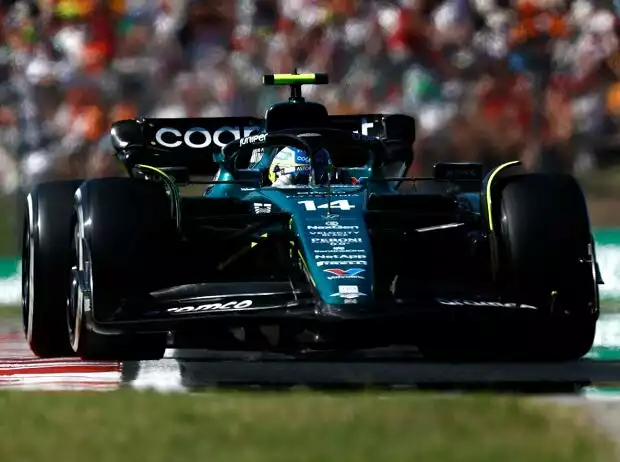 Titel-Bild zur News: Fernando Alonso beim Formel-1-Rennen in Ungarn 2023