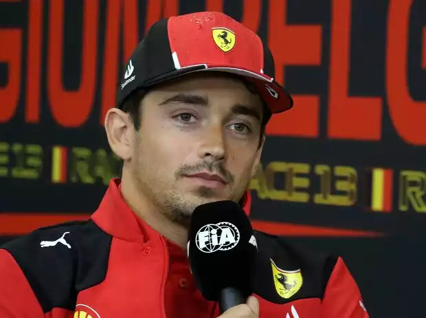 Charles Leclerc vor dem Großen Preis von Belgien 2023 Titel-Bild zur News: Charles Leclerc vor dem Großen Preis von Belgien 2023