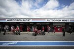 Die Ducati-Box im Autodrom Most