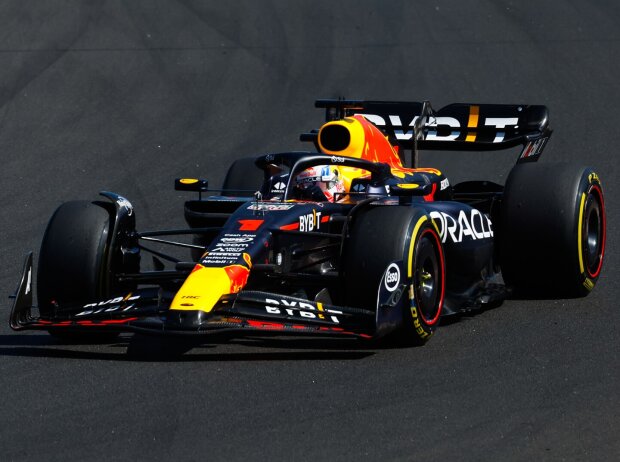Titel-Bild zur News: Max Verstappen beim Formel-1-Rennen 2023 in Ungarn
