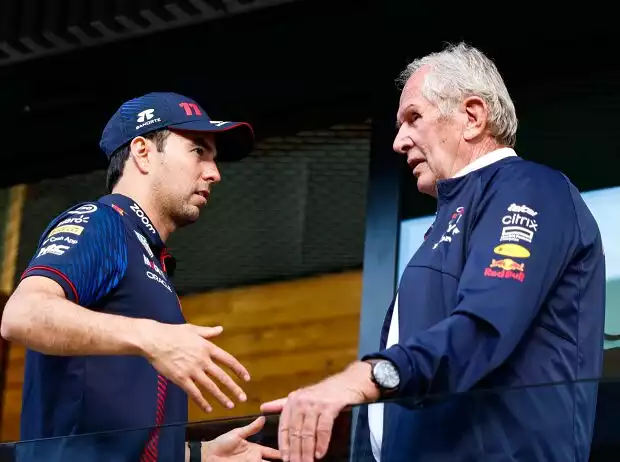 Titel-Bild zur News: Sergio Perez, Helmut Marko