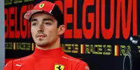 Charles Leclerc (Ferrari) nach dem Qualifying zum Formel-1-Rennen in Belgien 2023