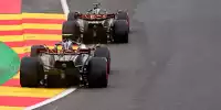 George Russell vor Lewis Hamilton im Sprint-Shootout beim Formel-1-Rennen in Belgien 2023