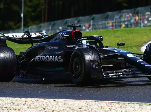 Titel-Bild zur News: George Russell beim Formel-1-Rennen in Spa 2023