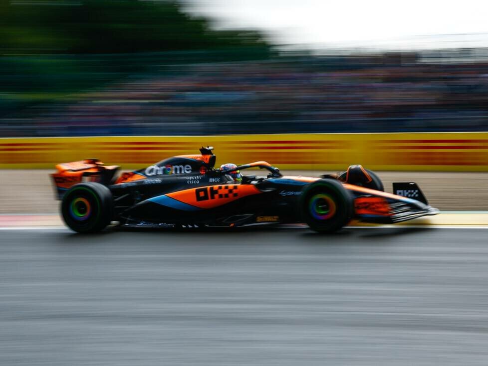 Oscar Piastri im McLaren MCL60 beim Formel-1-Rennen in Spa 2023