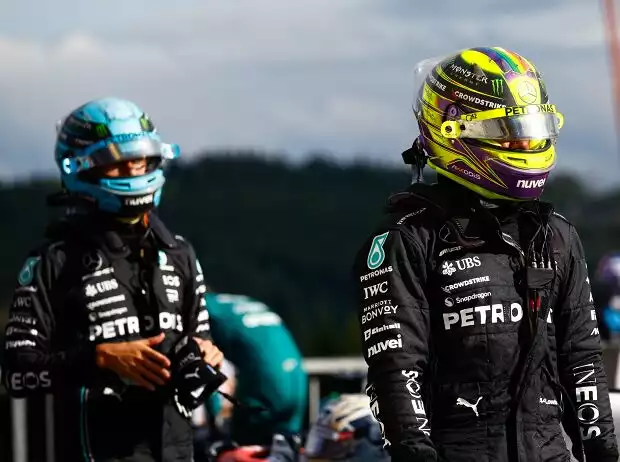 Lewis Hamilton und George Russell Titel-Bild zur News: Lewis Hamilton und George Russell