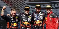 Bild zum Inhalt: Flachs am Boxenfunk: Verstappen führt Konkurrenz in Belgien vor!