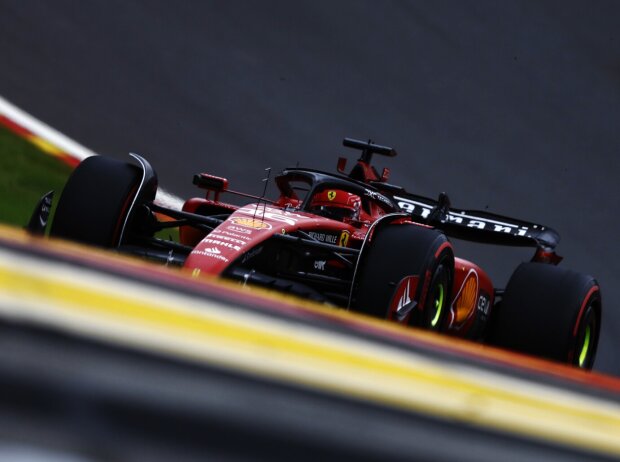 Titel-Bild zur News: Charles Leclerc beim Formel-1-Rennen in Belgien 2023