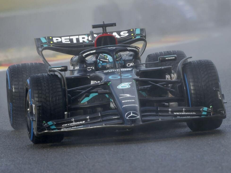 George Russell beim Formel-1-Sprint in Spa 2023