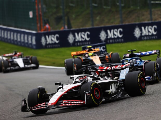 Kevin Magnussen, Esteban Ocon, Lando Norris